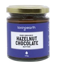 Loving Earth Hazelnut Chocolate Butter - Raw Organic